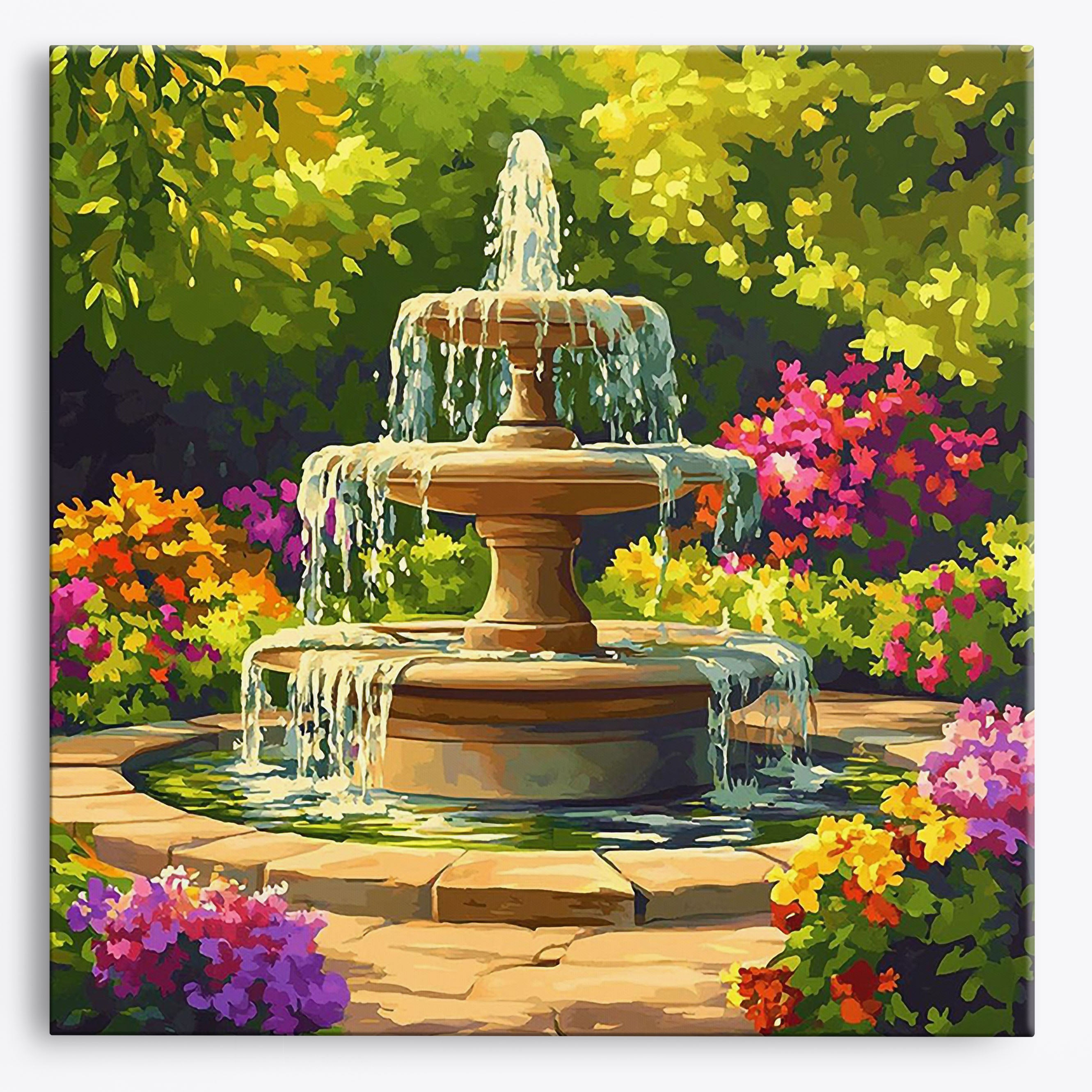 Colorful Park No Frame / Regular (15.75"x15.75"/40x40cm) / 24 colors