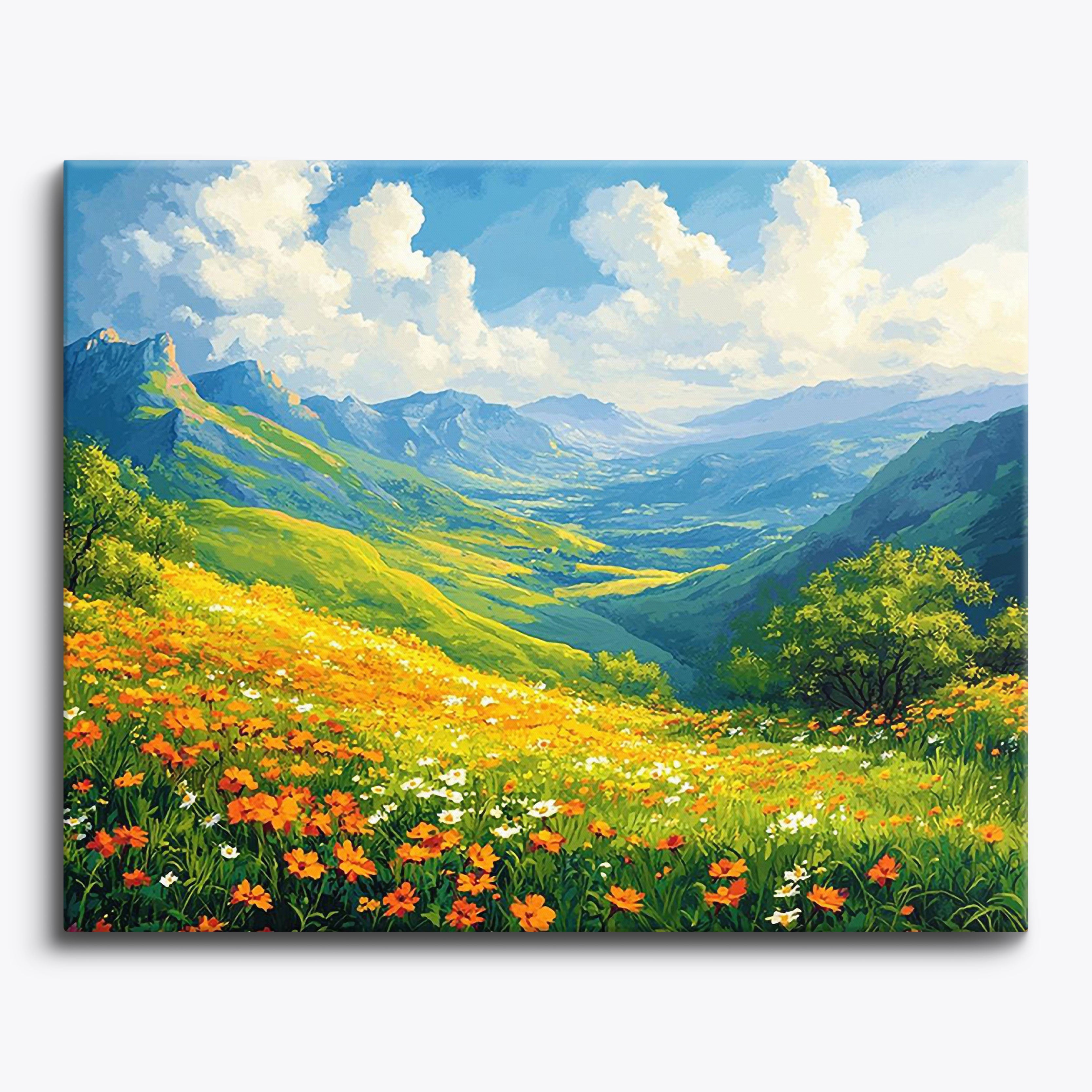 Golden Meadow No Frame / Regular (15.75"x19.7"/40x50cm) / 24 colors