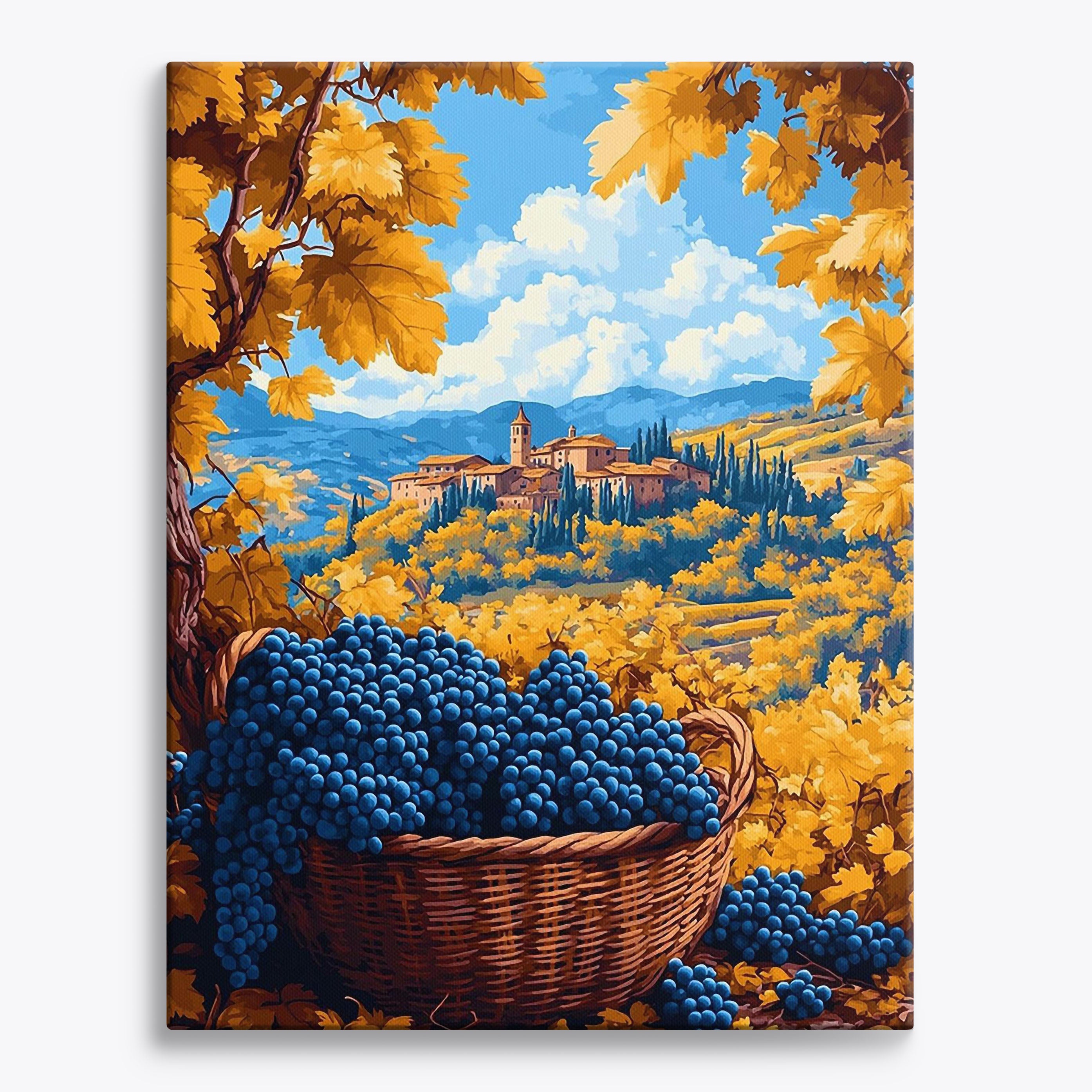 Grape Hills No Frame / Regular (19.7"x15.75"/50x40cm) / 24 colors