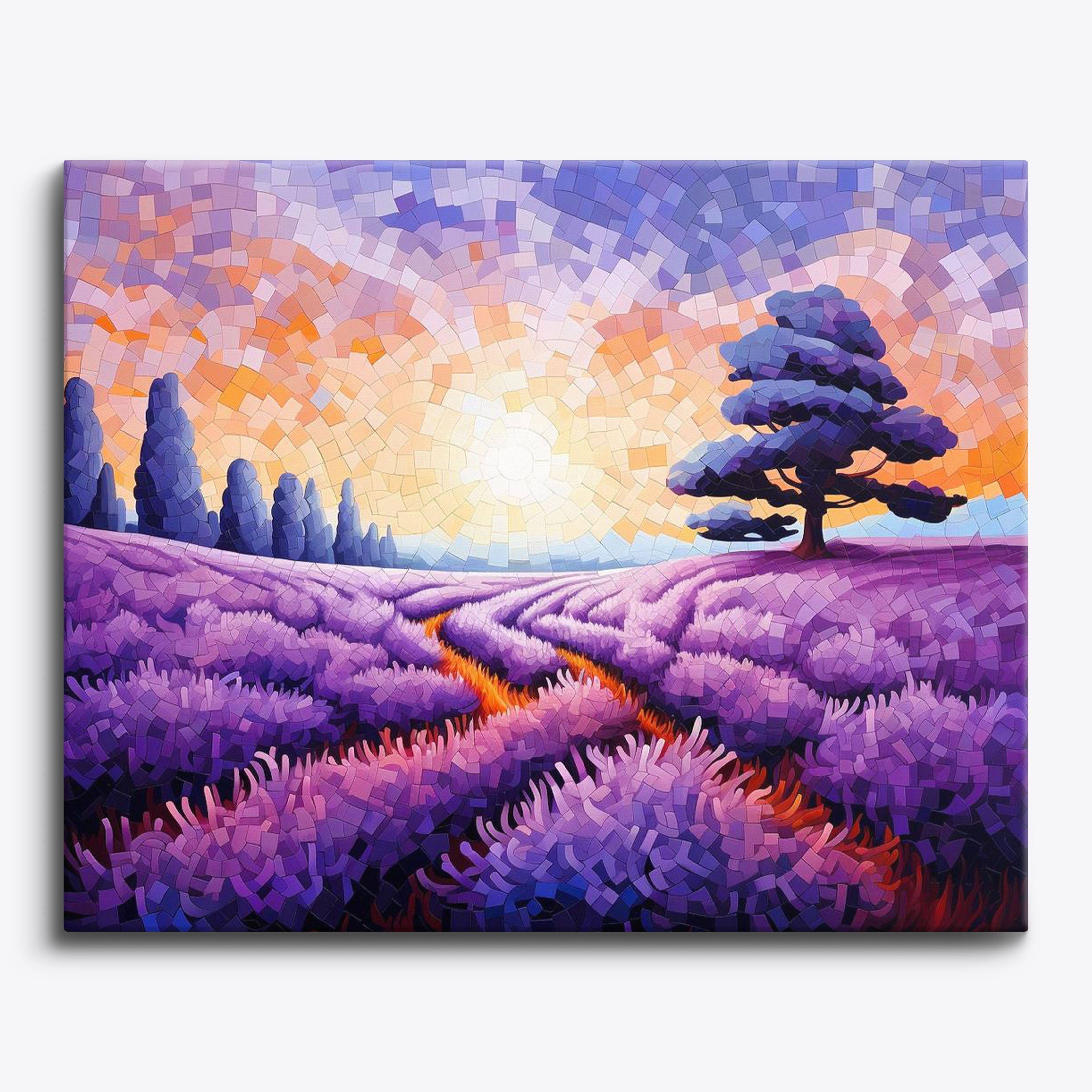 Lavender Matrix No Frame / 24 colors