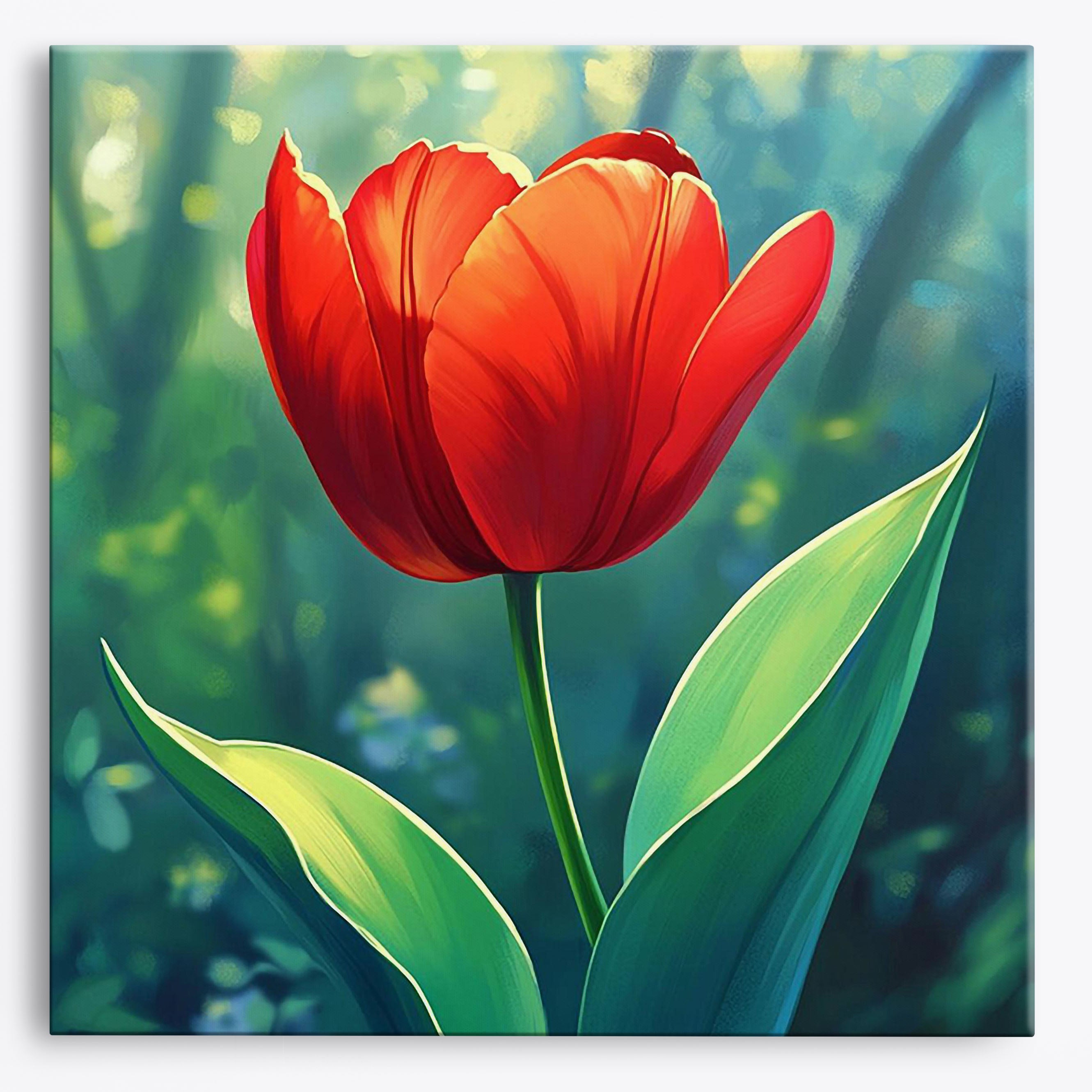 Petals In Motion No Frame / Regular (15.75"x15.75"/40x40cm) / 24 colors