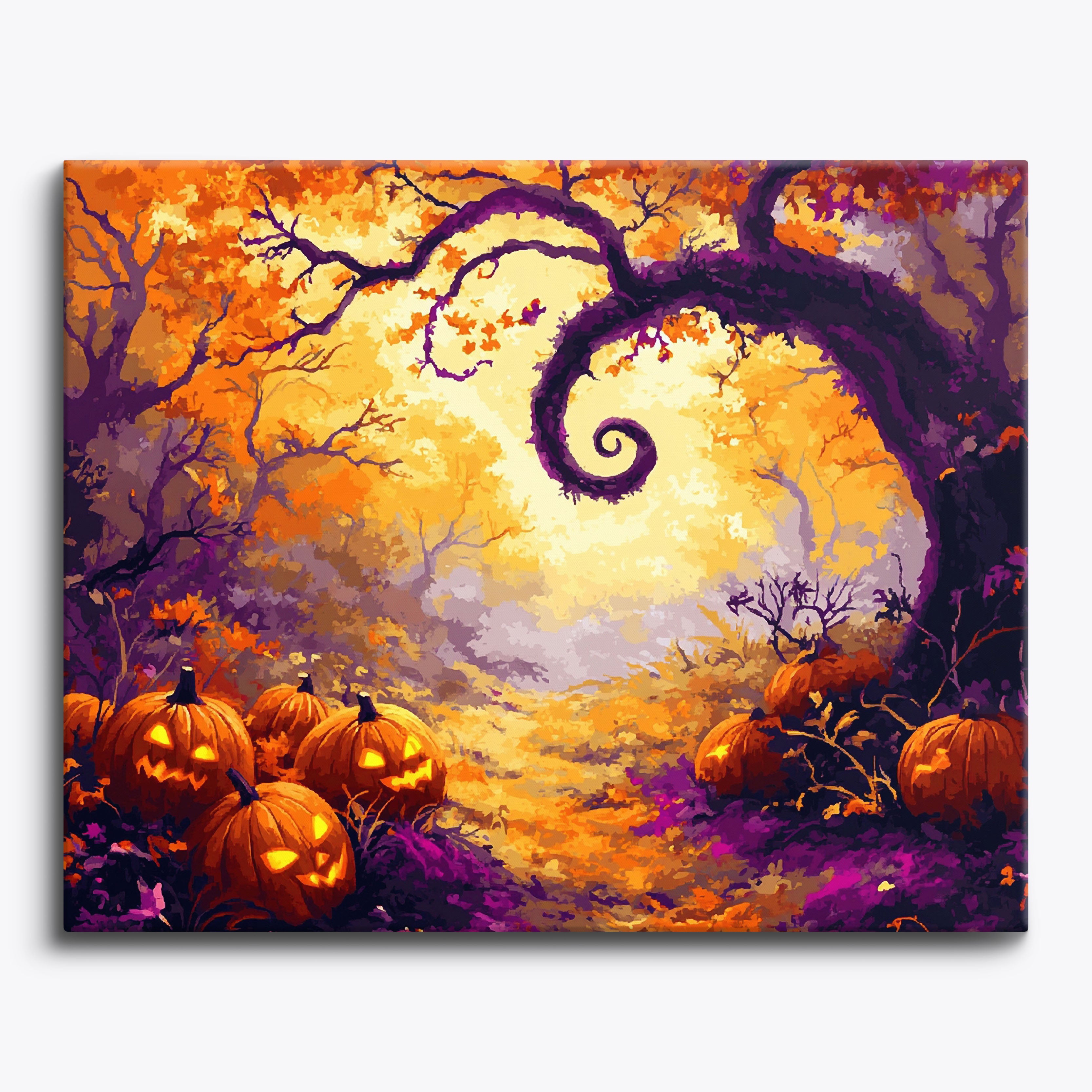 Pumpkin Spiral No Frame / 24 colors