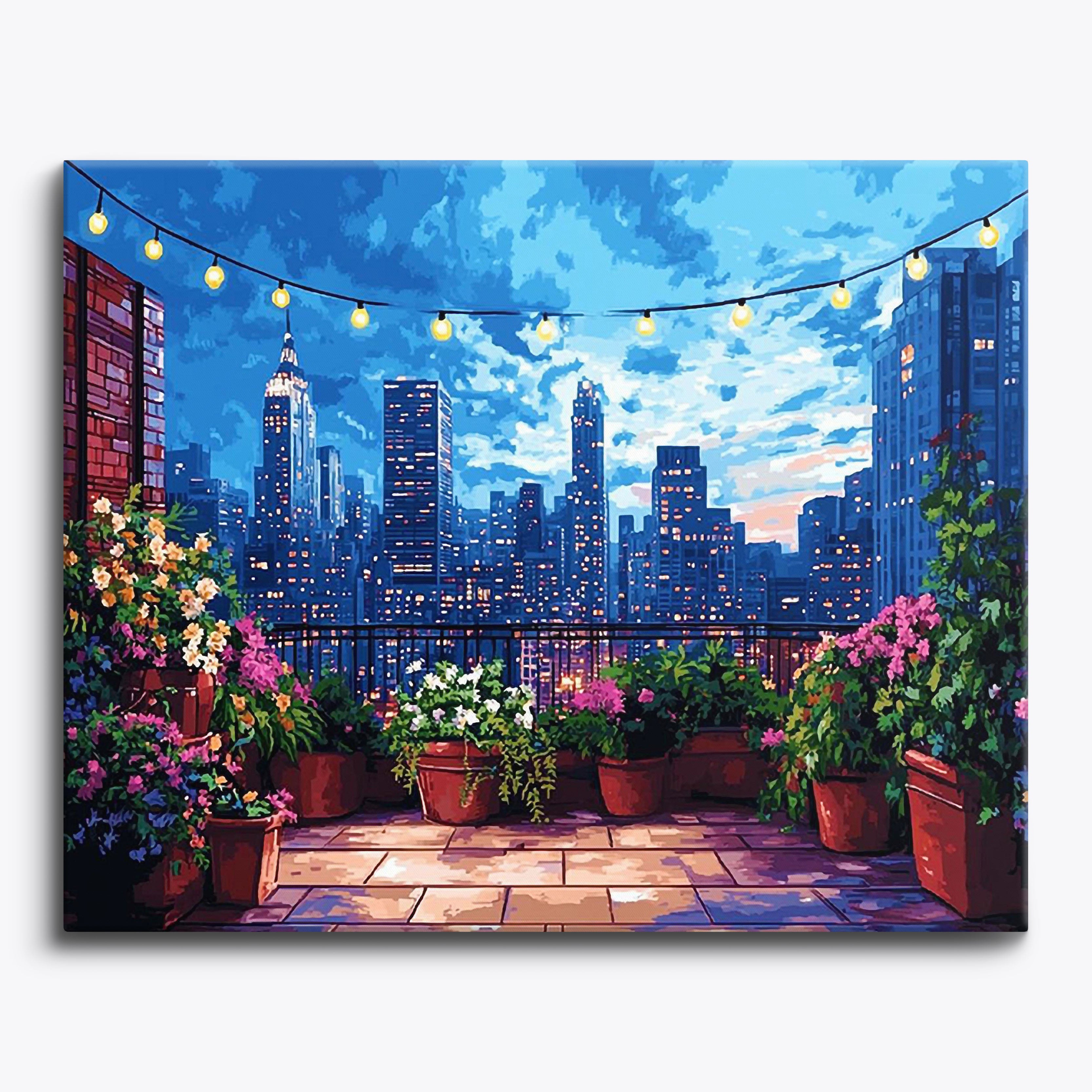 Rooftop Retreat No Frame / Regular (15.75"x19.7"/40x50cm) / 24 colors