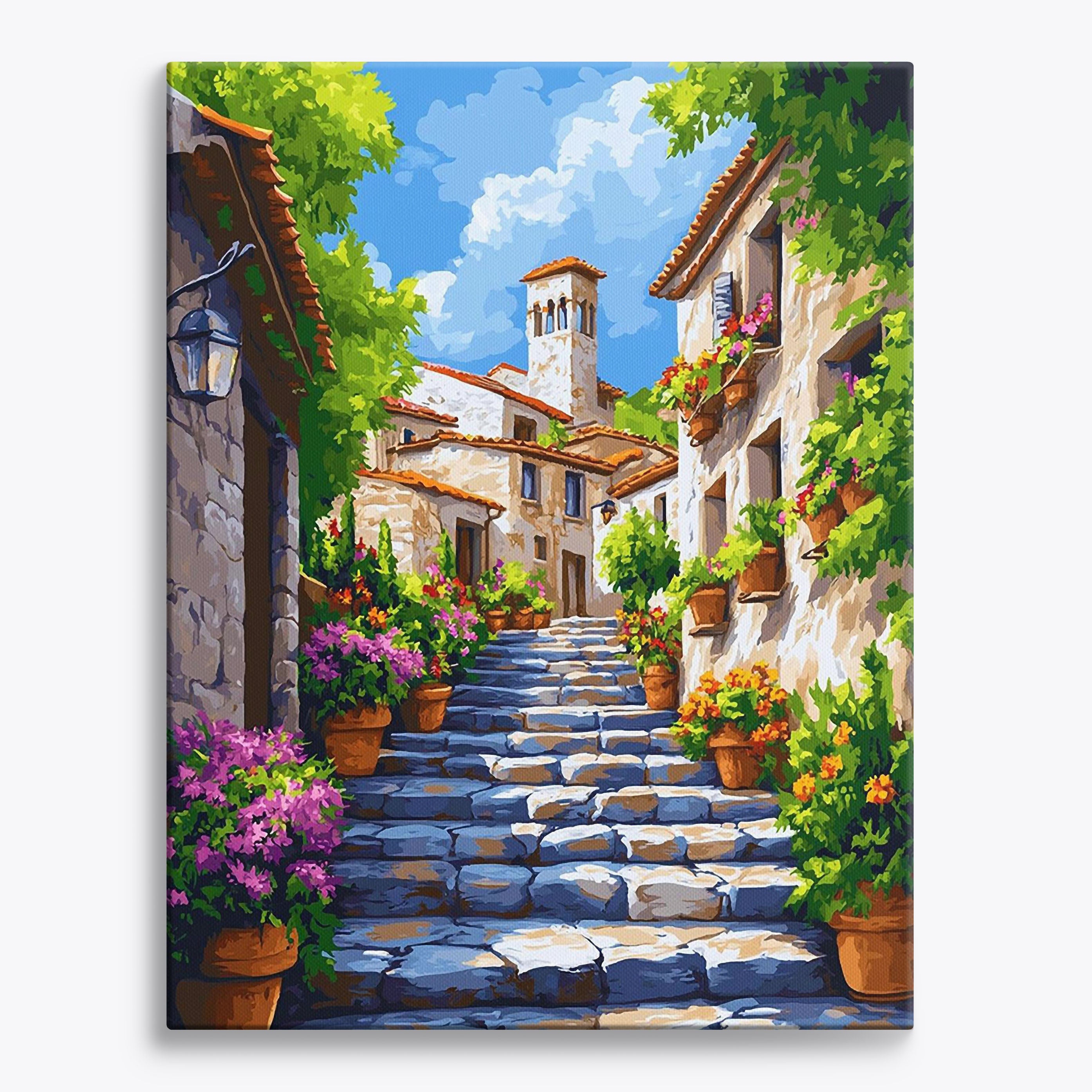 Steps To Serenity No Frame / Regular (19.7"x15.75"/50x40cm) / 24 colors