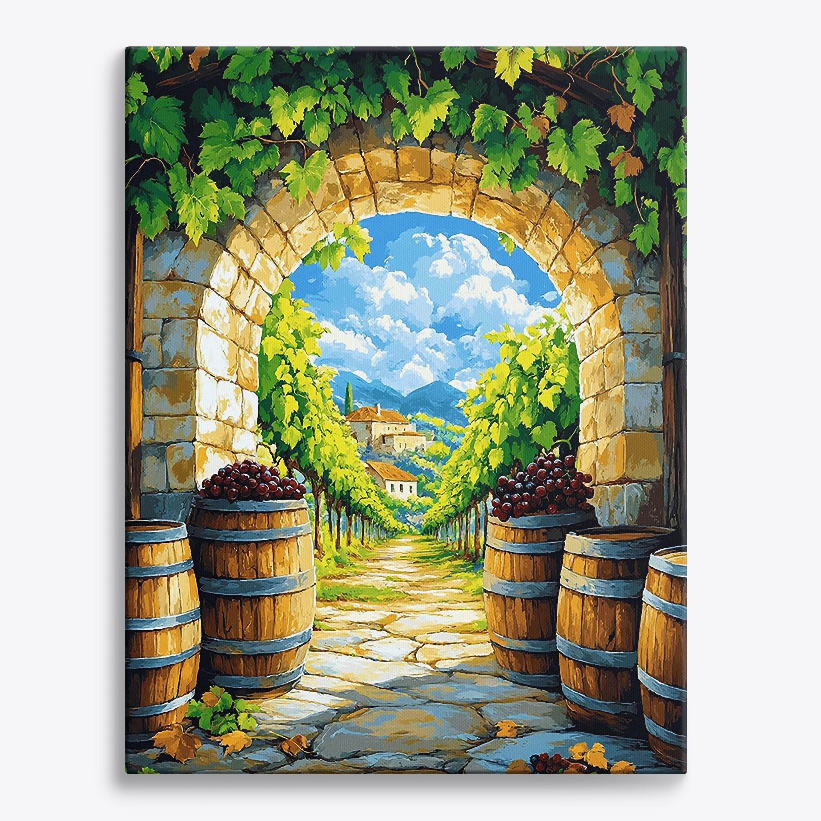 Vineyard Arch No Frame / Regular (19.7"x15.75"/50x40cm) / 24 colors