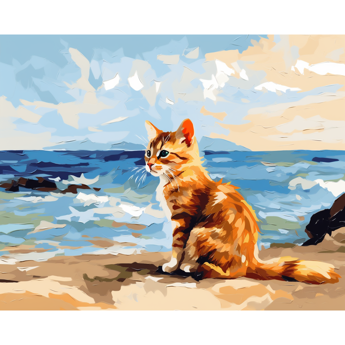 Beach Kitten